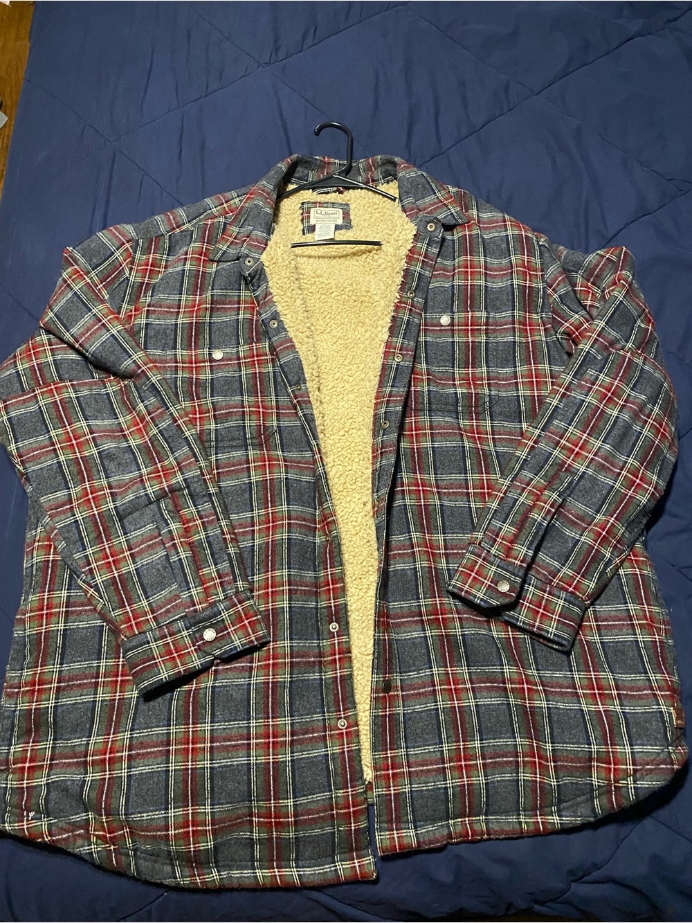 L.L. Bean Men's Plaid Flannel Jacket